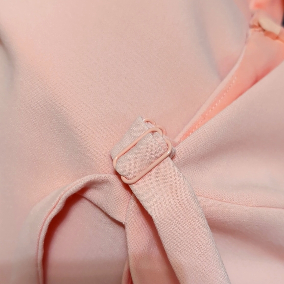 French Connection peach pink mini dress size 0 - Picture 5 of 5